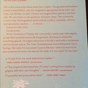 The Giver by Lois Lowry